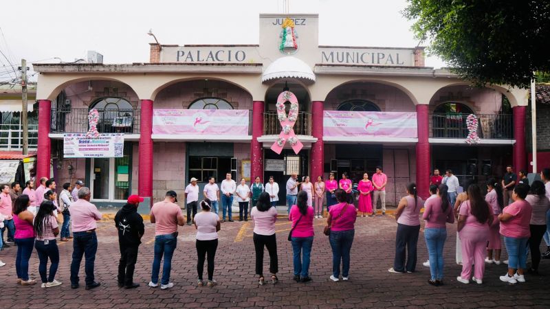 ¡Inauguramos el Mes Rosa en Juárez!