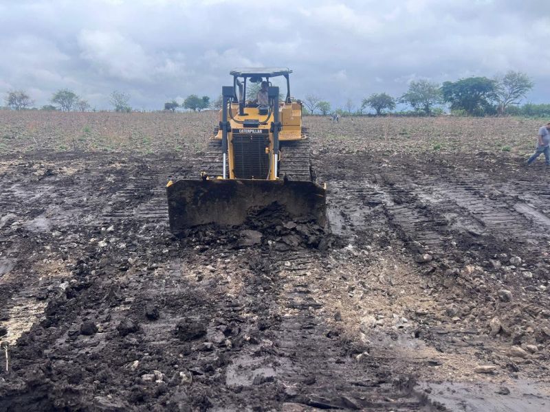 Se realizó bordo captador de agua en la comunidad de El Rodeo