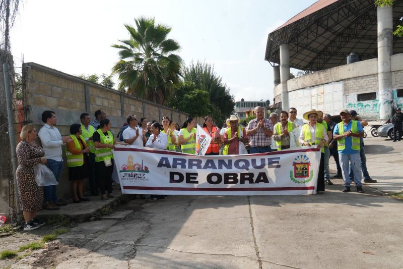 ¡ARRANQUE CONSTRUCCIÓN BARDA PERIMETRAL DEL PREESCOLAR ANTONIO DE MENDOZA!